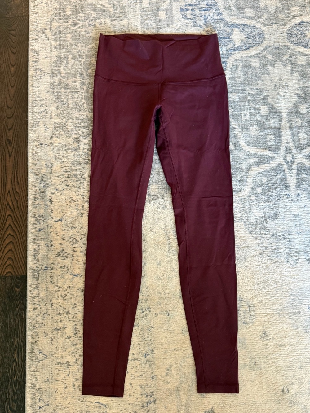 Lululemon burgundy leggings in size 12